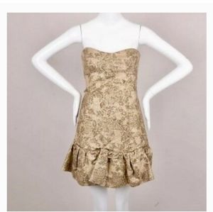 Dolce & Gabbana Gold Mini Dress